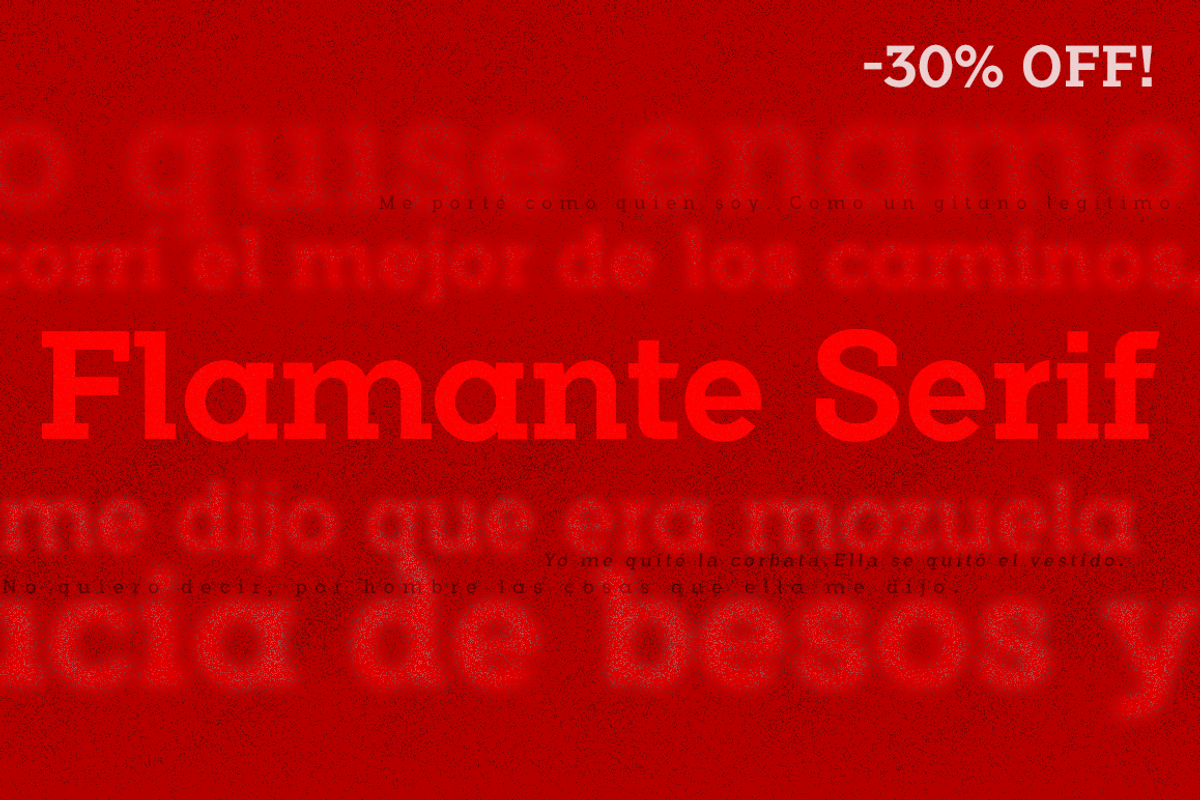 Flamante Serif -8 fonts- preview 3