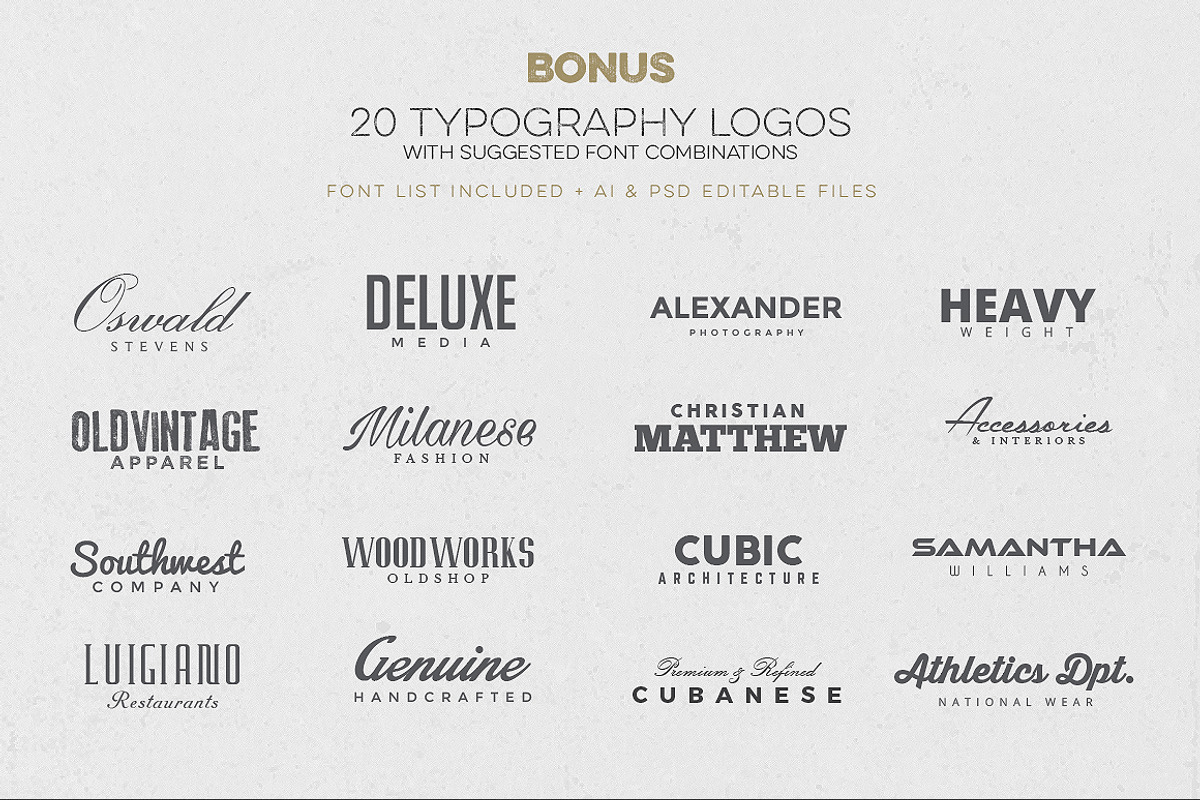Logo Creation Kit Bundle Edition, a Branding & Logo Template by Graphicdome (Photo 8 of 41)