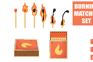 Burning Matches Set