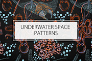 UNDERWATER / SPACE PATTERNS, a Pattern Graphic by ANAKOTO (Thumbnail 16 of 17)