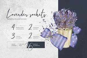 Lavender sachets