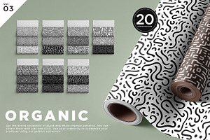 Chic Monochrome Pattern Sets