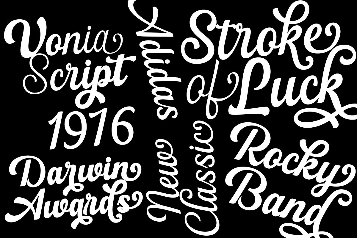Flonday Script, a Script Font by Madjack.font (Photo 2 of 14)