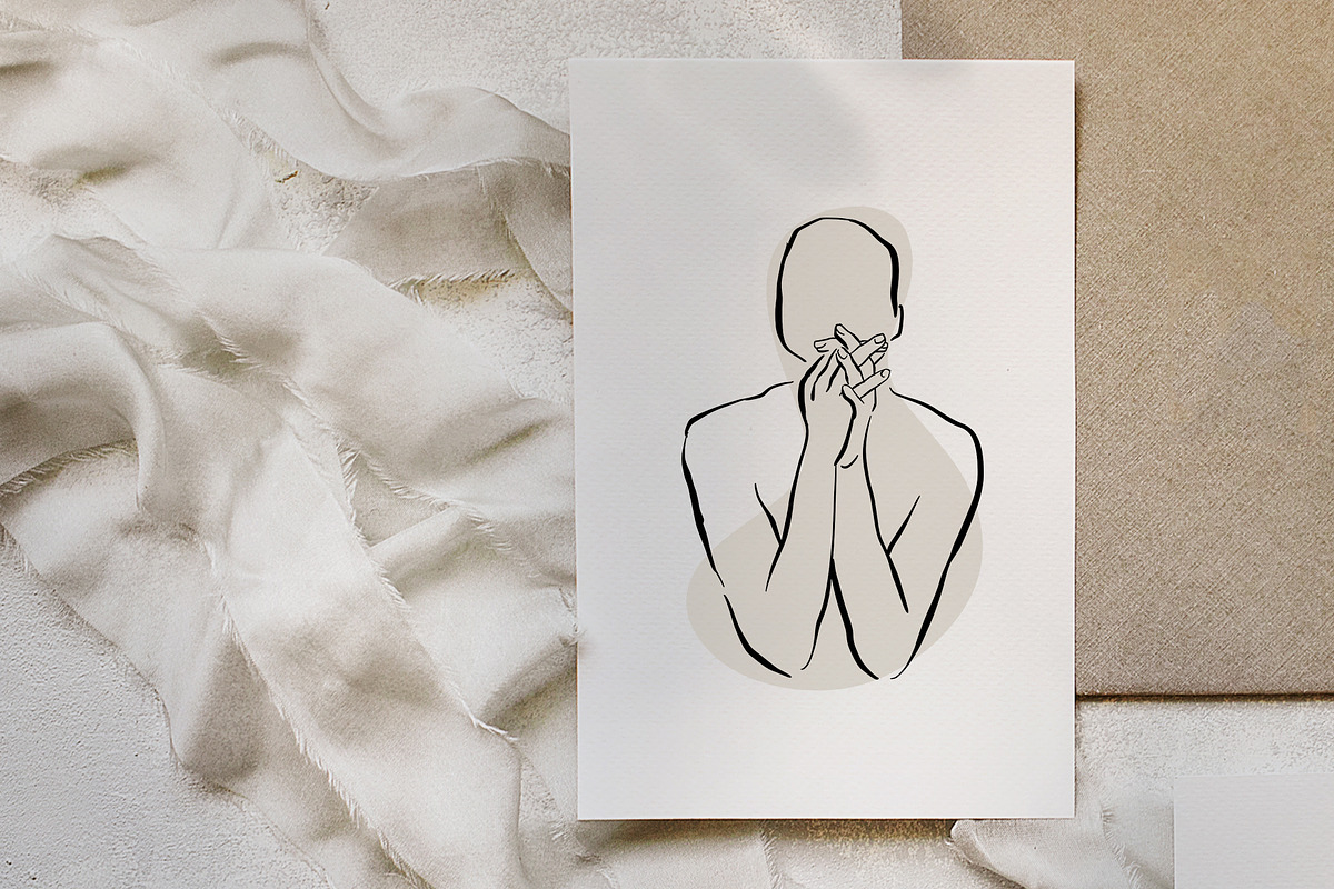 Zoe | Woman Figures & Silhouettes, an Object Graphic by Roma Design (Photo 10 of 10)