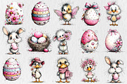 Whimsical Easter Clipart, a Seasonal Illustration by Rose Art (Thumbnail 3 of 4)