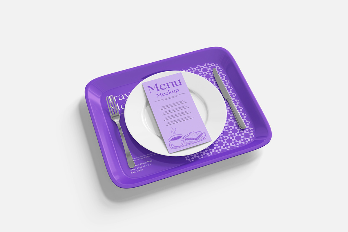 Menu With Tray Mockup, a Product Mockup by Indah (Photo 6 of 6)