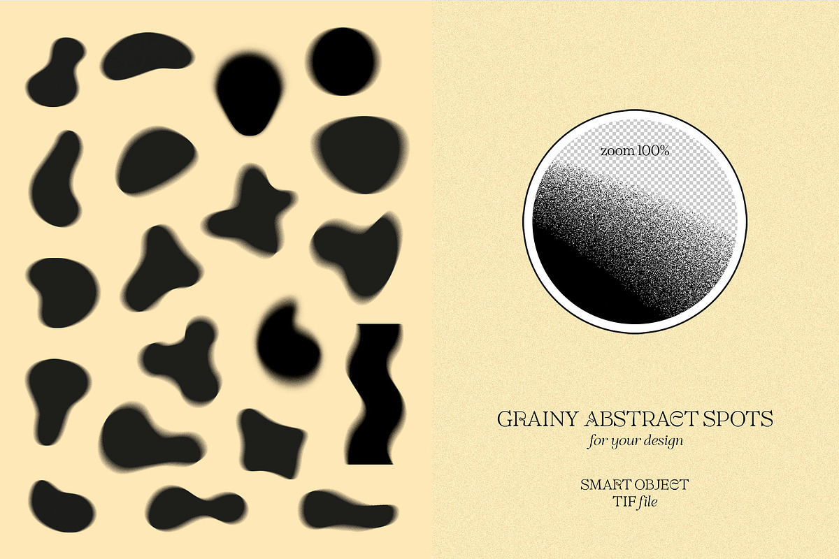 Grainy spots & gradients, a Texture Graphic by Deveze Art & Co (Photo 6 of 11)