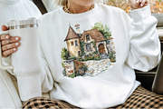 Chateau Clipart - Vintage Doodles, an Illustration by Sublimation Artist (Thumbnail 4 of 6)
