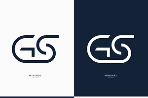 Monogram Icon Logo GS