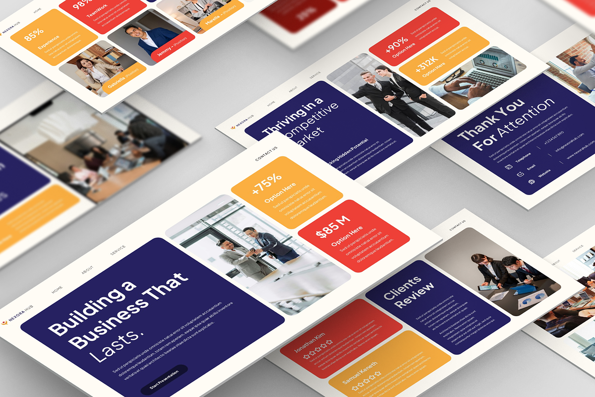Business Multipurpose Presentation, a Presentation Template by Annora Studio (Photo 7 of 7)