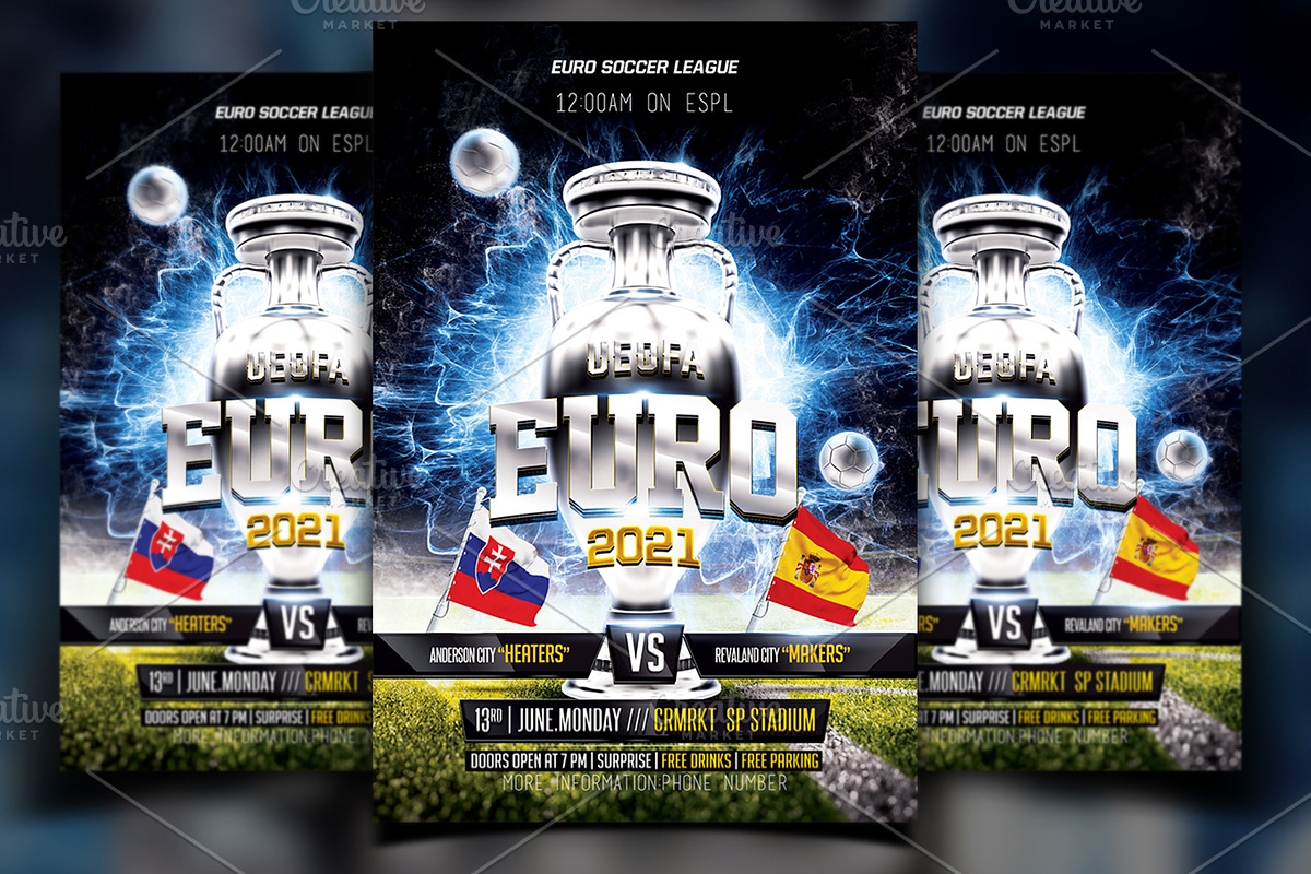 Euro 2021 Soccer Flyer, a Flyer Template by Basez Flyers (Photo 1 of 2)