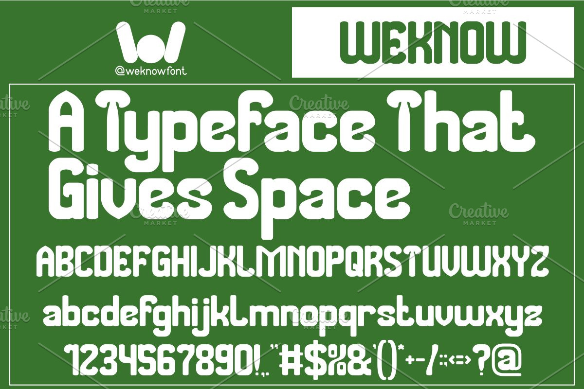 The More You font, a Sans Serif Font by weknow (Photo 3 of 7)