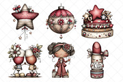 Whimsical New Year Clipart, an Illustration by SinaCreation (Thumbnail 3 of 6)