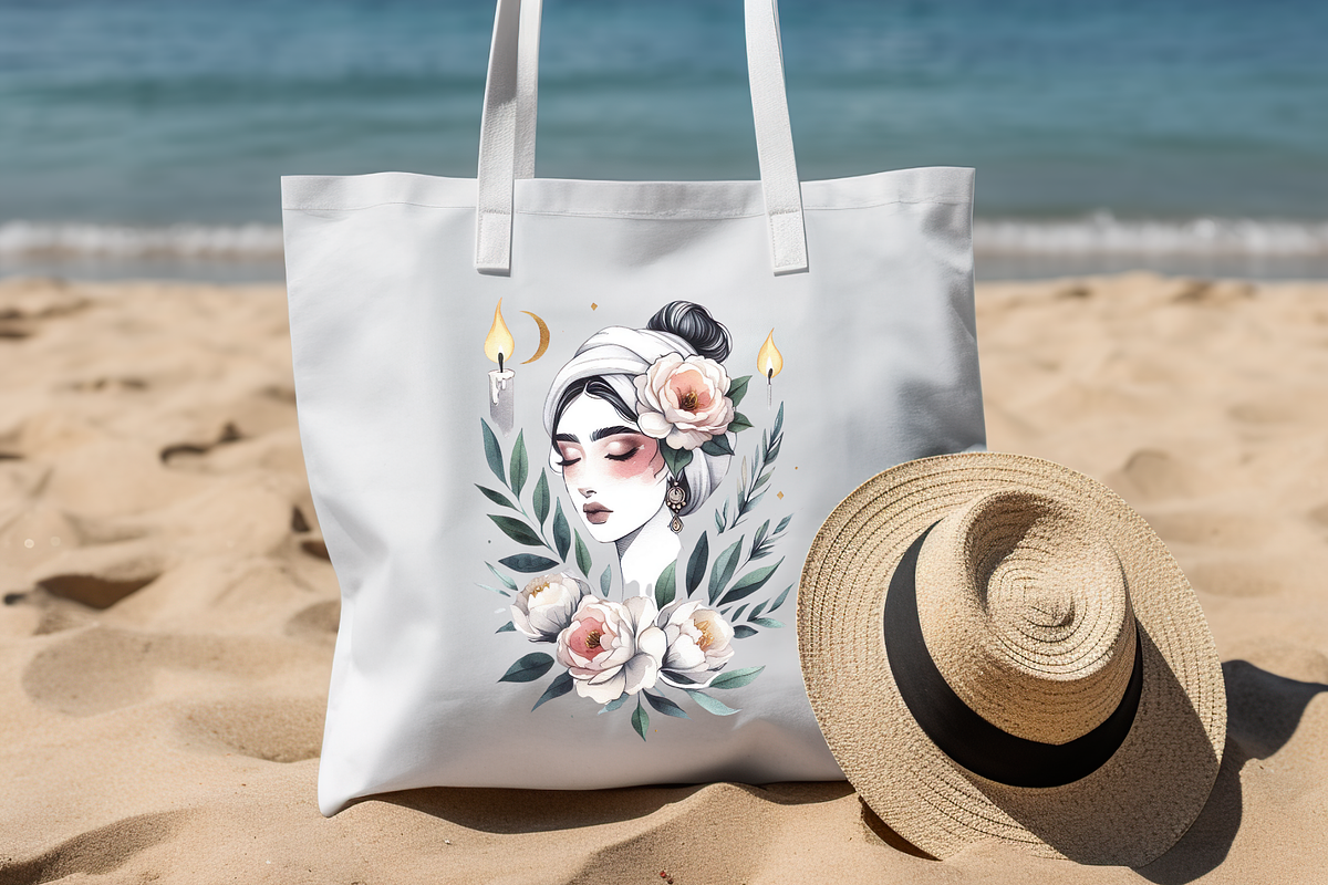 Spring Blossom Floral Women Bundle, a Person Illustration by Bubble Pixel (Photo 4 of 6)