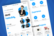 David - Student Portfolio Landing, a Landing Page Template by productype1 (Thumbnail 4 of 5)