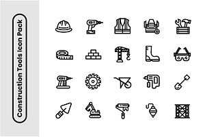 Construction tools Thick Line Icon S, an Icon by Decta Store
