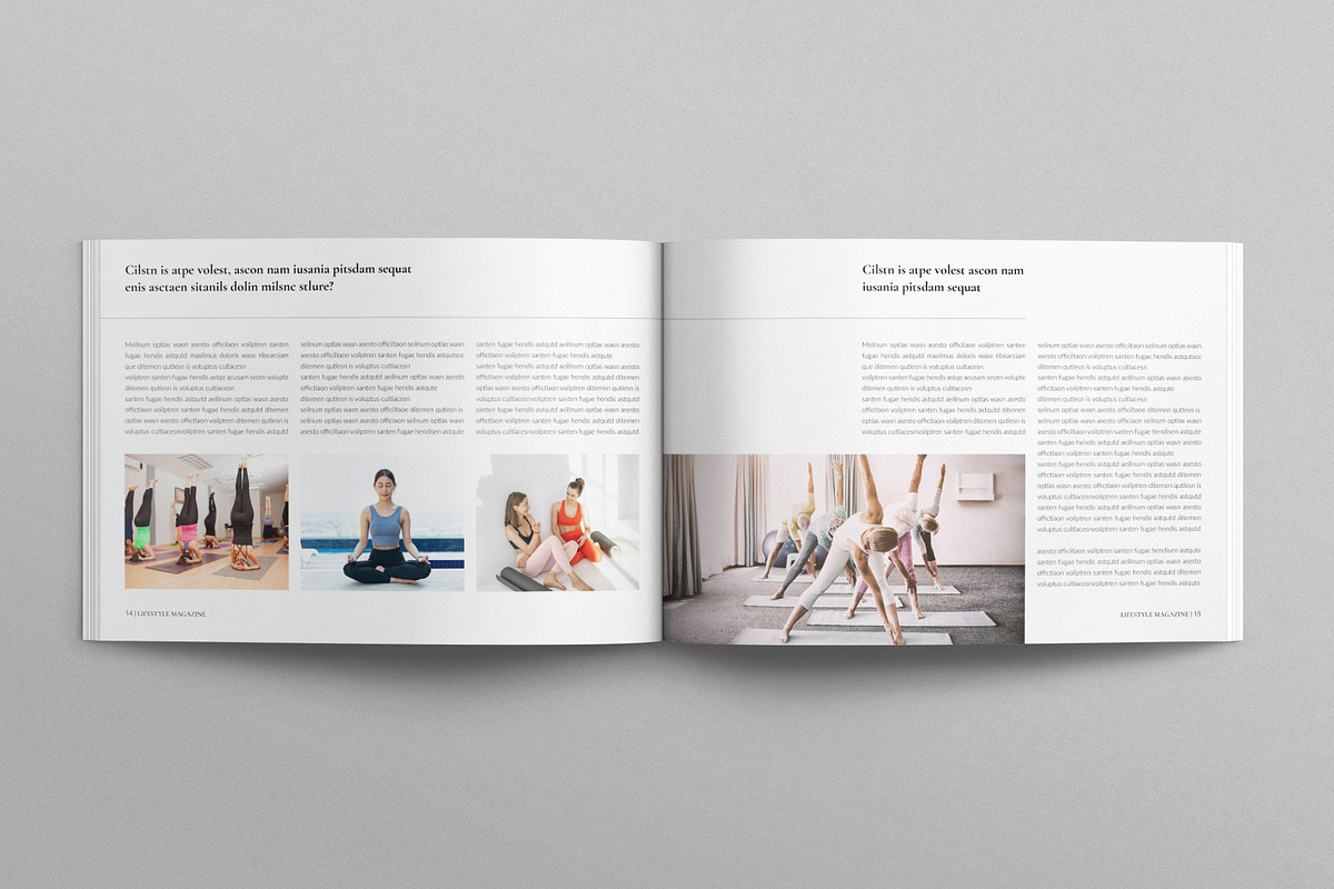 Lifestyle Magazine Landscape, a Magazine Template by E-Type (Photo 6 of 8)