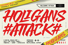 Holigans Attack – Street Font