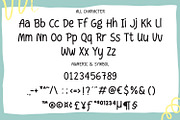 Giggle Scribbles - Playful Font, a Script Font by AQR Studio (Thumbnail 8 of 8)