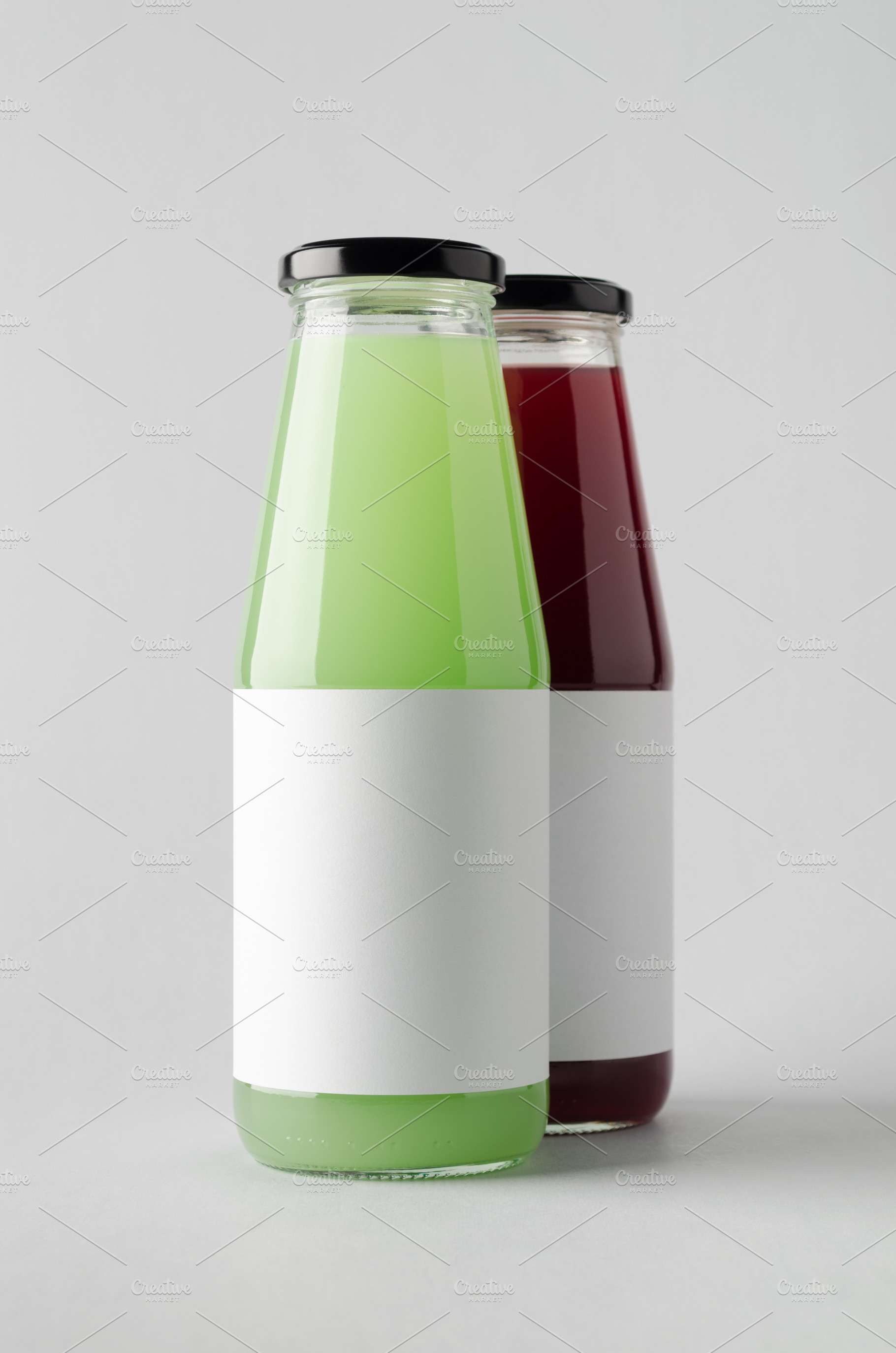 Juice bottle mockup JPEG, a Food & Drink Photo by Shablon