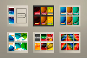 Set abstract bright colors, a Brochure Template by Haisonok