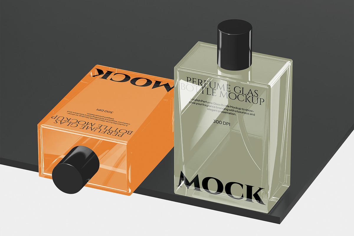 Perfume Glass Bottle Mockup, a Packaging Mockup by Permadi Creative (Photo 5 of 5)