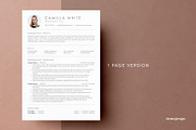 Minimalist Resume Template for Word, a Resume Template by DemeDesign (Thumbnail 2 of 9)