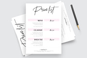 Photography Price List Template, a Stationery Template by Amit Debnath (Thumbnail 3 of 6)
