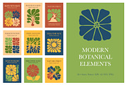 Modern Matisse Botanical Cutout Set, a Decorative Illustration by Lettering_Logo (Thumbnail 1 of 6)