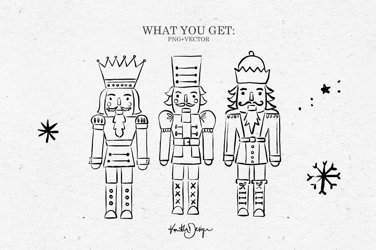 NUTCRACKER ILLUSTRATION/ vector+png, an Illustration by KruthDesign (Photo 2 of 6)