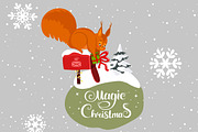 Winter sticker, an Animal Illustration by JulianArt (Thumbnail 5 of 8)
