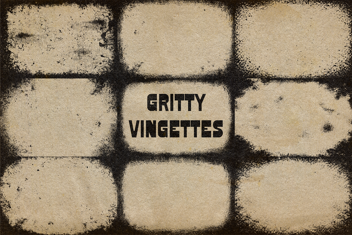Grunge Frames & Gritty Vignettes, a Texture Graphic by PeeperDesignStudio (Photo 9 of 12)