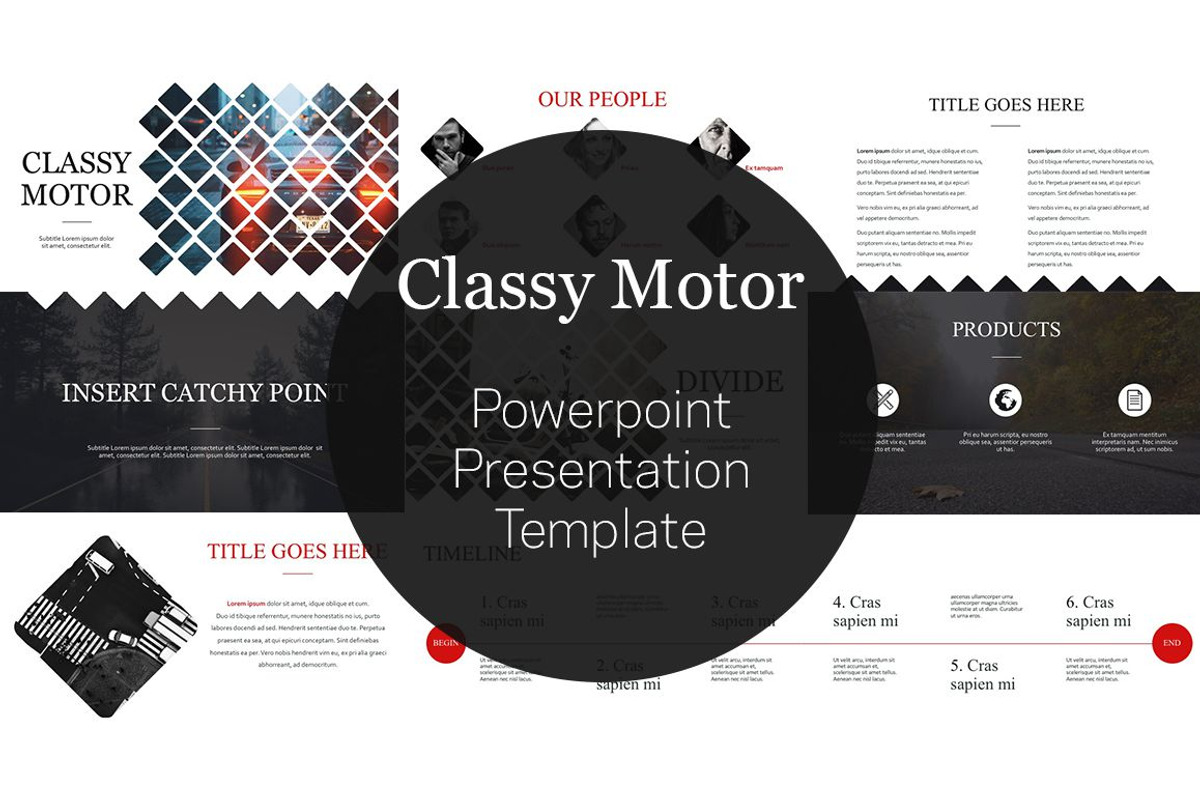 Classy Motor Presentation Template, a Presentation Template by Salt & Pepper (Photo 1 of 16)