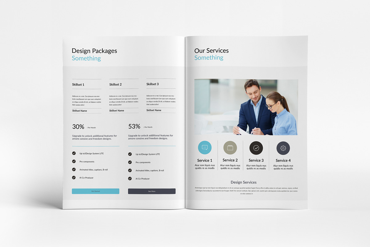 Simple Proposal Template I Canva, a Brochure Template by PixWork (Photo 8 of 9)