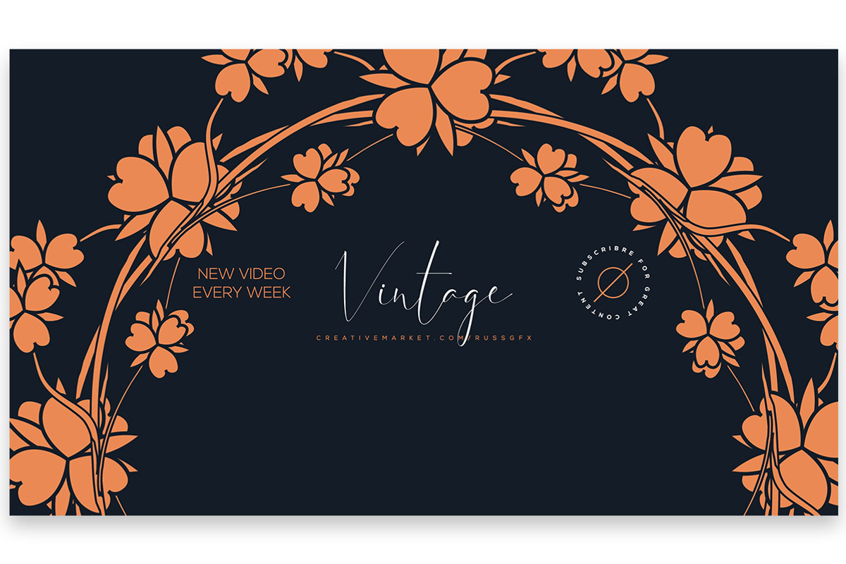 5 Minimal Youtube Banners, a Social Media Template by RussGFX (Photo 6 of 6)