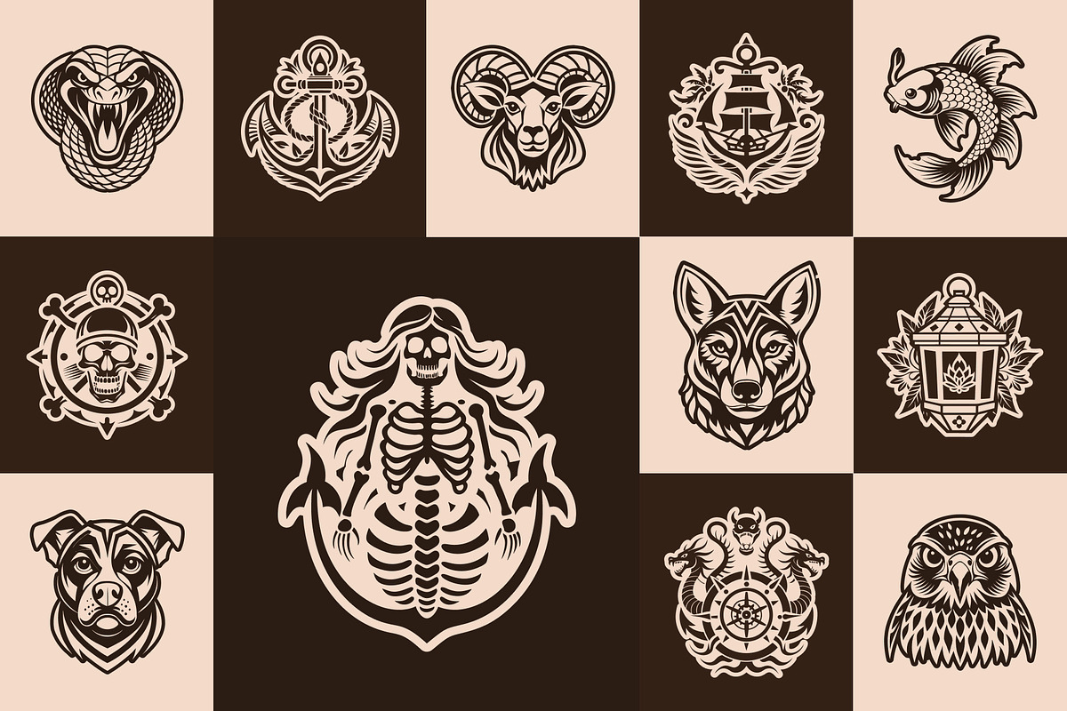 350 Animal and Nature Symbols, a Solid Icon by Creative Stall (Photo 8 of 18)