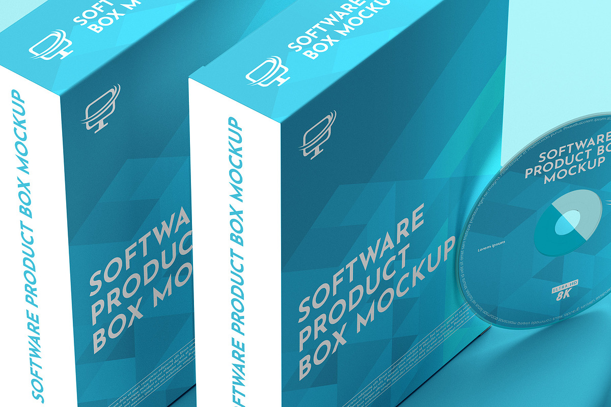 Software Product Box Mockup, a Packaging Mockup by Illusiongraphic (Photo 20 of 25)