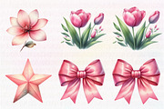 Watercolor baby girl clipart, an Illustration by CreationArt (Thumbnail 3 of 6)