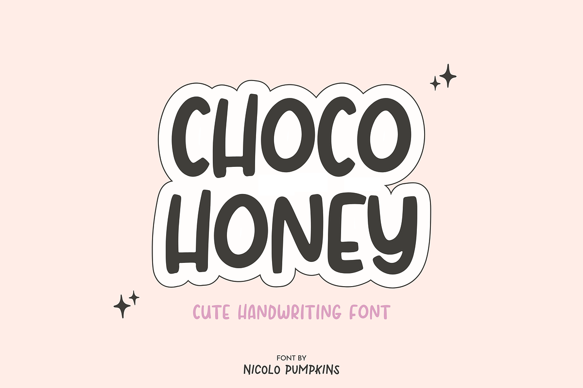 CHOCO HONEY Font, a Handwritten Font by Nicolo Pumpkins (Photo 1 of 10)