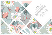 Lotus Vector Pattern & More!, a Wallpaper Graphic by Pink Linen (Thumbnail 6 of 15)