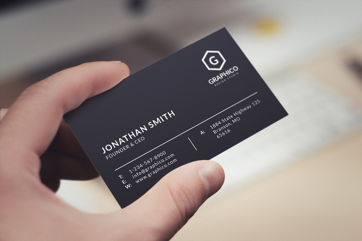 Simple Minimal Business Card 55, a Business Card Template by ND Design (Photo 4 of 9)