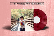 20 Marbled Vinyl Records - Mockup, a Product Mockup by this is awsm (Thumbnail 16 of 23)