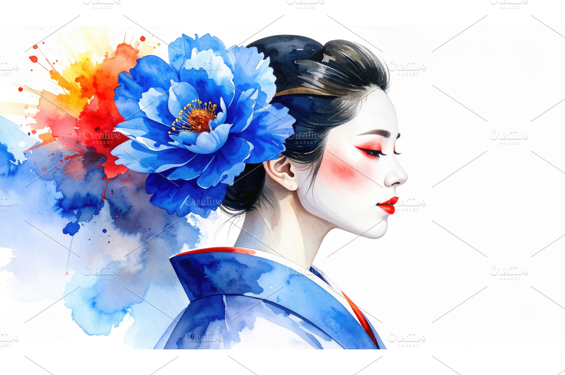 Japanese woman in kimono with, an Arts & Entertainment Photo by Igor Tichonow