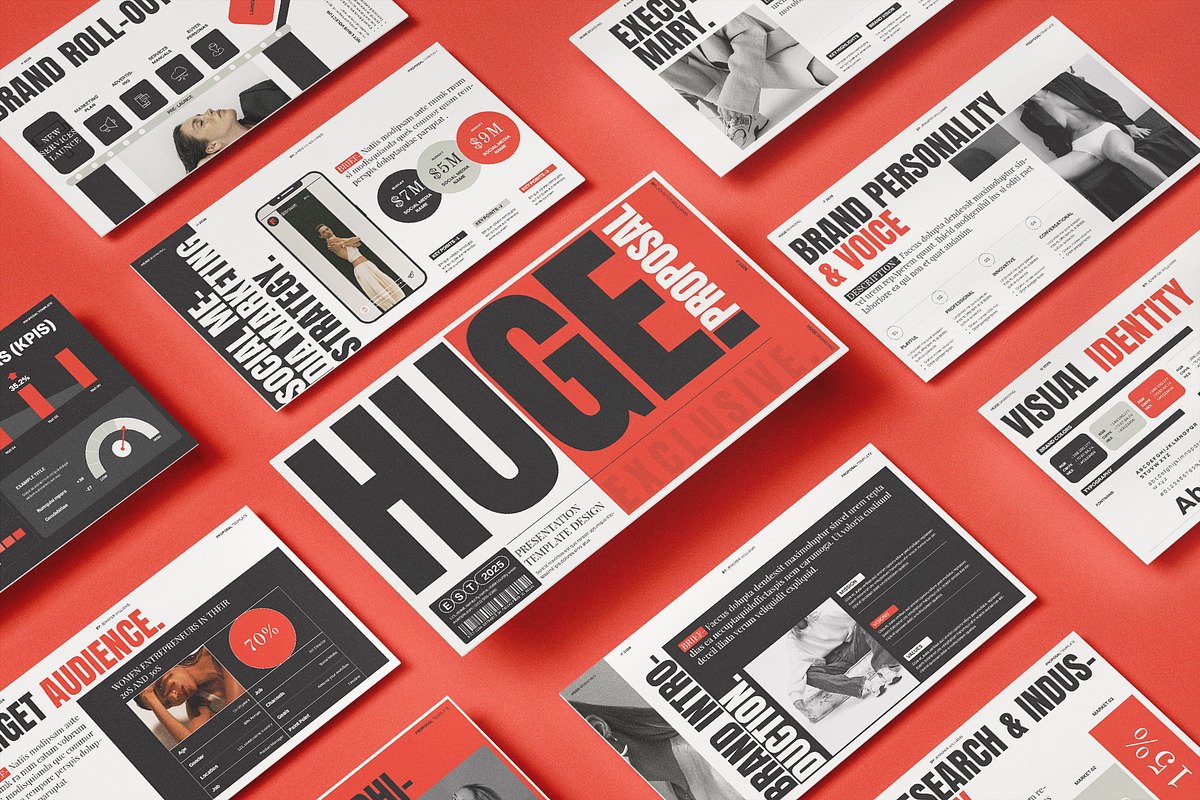 HUGE | Brand Proposal Template, a Presentation Template by ArtisanaAura (Photo 2 of 11)
