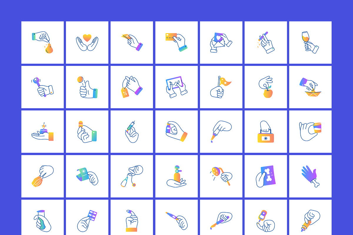 Hand Doodles Bundle, a Duotone Icon by Prosymbols (Photo 9 of 12)