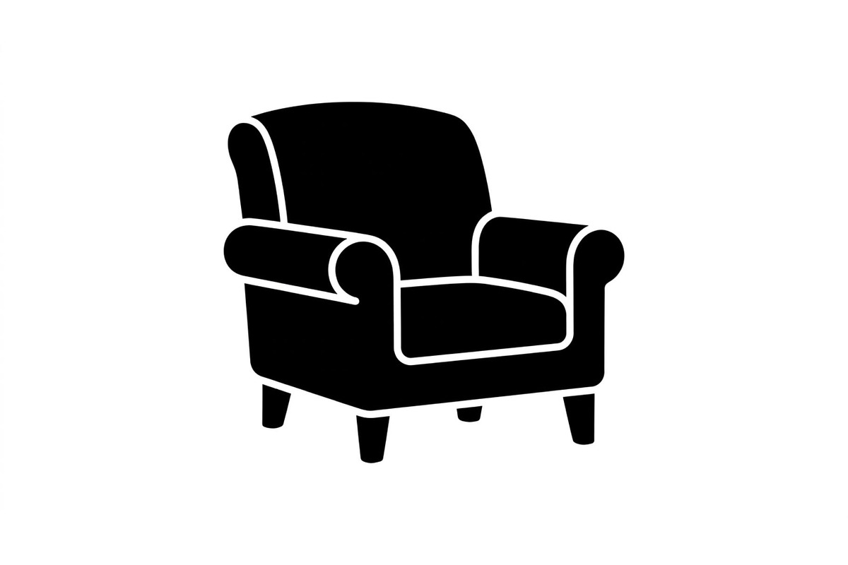 Cozy Armchair Silhouette Collection, an Object Graphic by Creativeshirt (Photo 3 of 3)