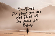 BROOSH - Display Brush Font, a Handwritten Font by PuriCreative (Thumbnail 9 of 10)