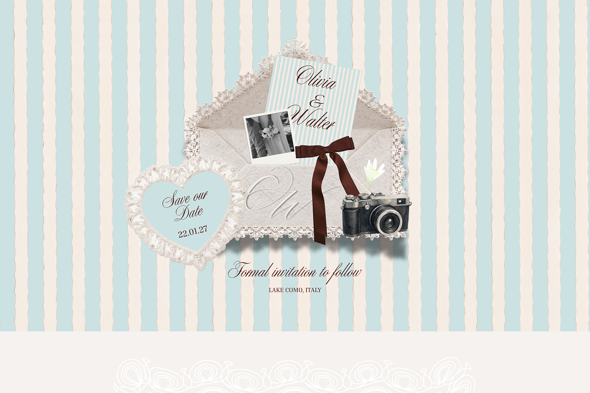 Wedding Invite Doilies Envelop Site, an Object Graphic by digital.incubator.yum (Photo 1 of 7)