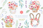Sweet Spring Watercolor Collection, an Illustration by PetiteMarket (Thumbnail 4 of 4)