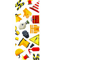 Yellow safety equipment and, a Pattern Graphic by Onyx (Thumbnail 1 of 3)